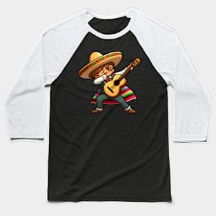 Dabbing through Cinco de Mayo Baseball T-Shirt